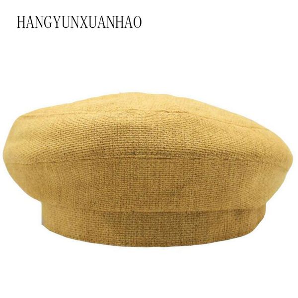 women elegant berets 2020 spring summer new solid color knitted breathable beret travel hats boina feminina, Blue;gray
women elegant berets 2020 spring summer new solid color knitted breathable beret travel hats boina feminina, Blue;gray
