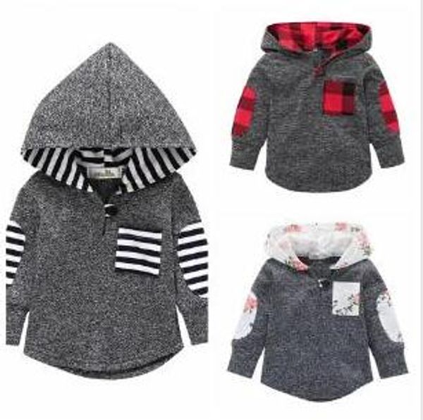 детская одежда детских цветочных толстовок мальчики plaid полосатых кофты осень с длинным рукавом с капюшоном пальто для детей повседневной, Black 
детская одежда детских цветочных толстовок мальчики plaid полосатых кофты осень с длинным рукавом с капюшоном пальто для детей повседневной, Black