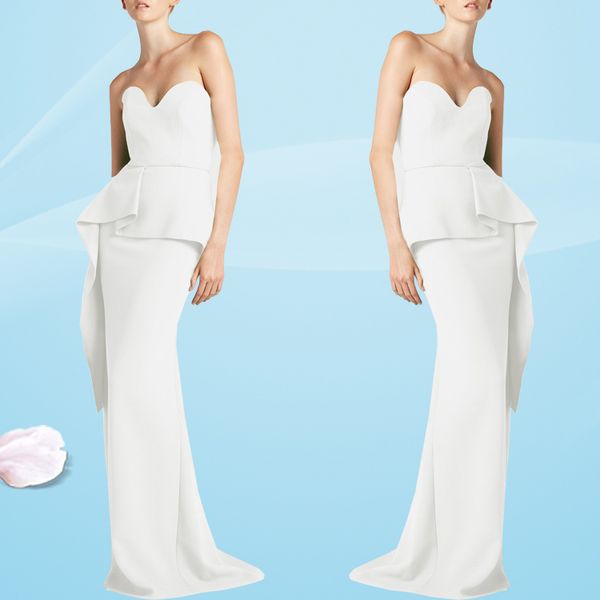 unique design elegant white evening dresses strapless slim fit mermaid prom dresses floor length mother of bride gowns, Black;red
unique design elegant white evening dresses strapless slim fit mermaid prom dresses floor length mother of bride gowns, Black;red