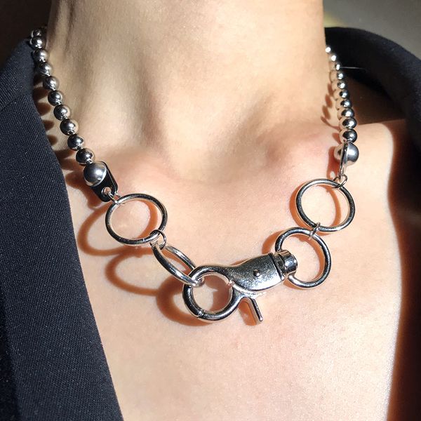 chains jjfoucs korea large buckle choker necklaces for women sliver color metal bead chain necklace bohemian fashion jewelry gift, Silver
chains jjfoucs korea large buckle choker necklaces for women sliver color metal bead chain necklace bohemian fashion jewelry gift, Silver