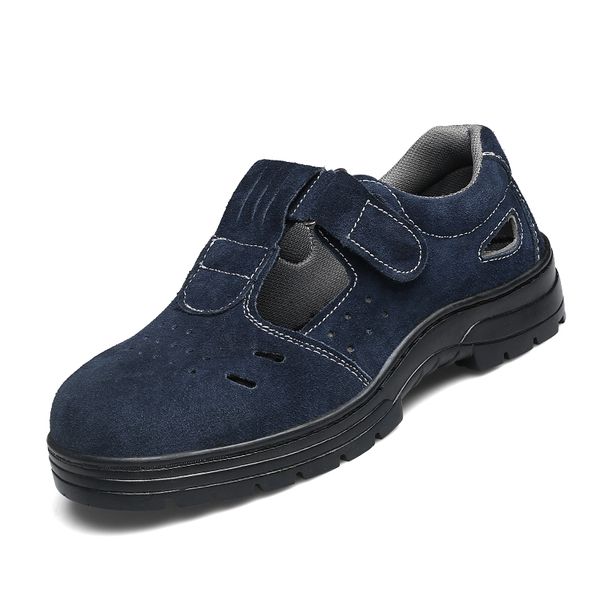 men fashion large size steel toe cap working safety shoes summer worker sandals soft leather security boots zapatos de seguridad, Black
men fashion large size steel toe cap working safety shoes summer worker sandals soft leather security boots zapatos de seguridad, Black