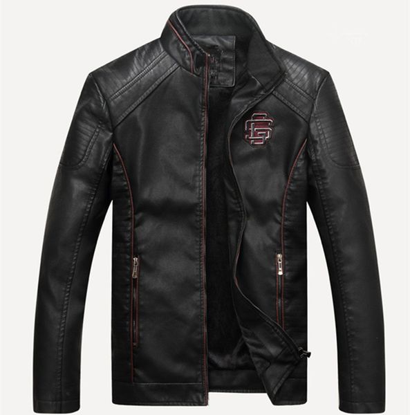 2019 new mens jacket pu leather coat solid color spring autumn coat jackets m-5xl, Black
2019 new mens jacket pu leather coat solid color spring autumn coat jackets m-5xl, Black
