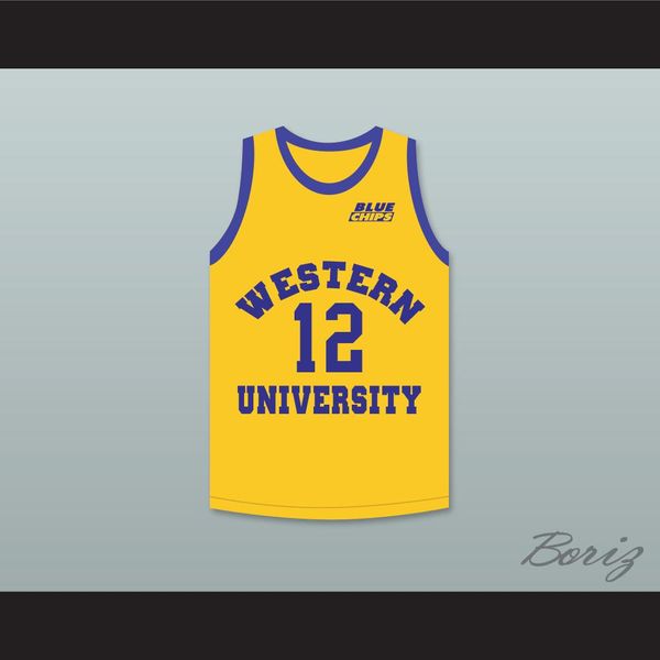 action bronson 12 western university yellow basketball jersey with blue chips patch custom any name any number, Black;red
action bronson 12 western university yellow basketball jersey with blue chips patch custom any name any number, Black;red