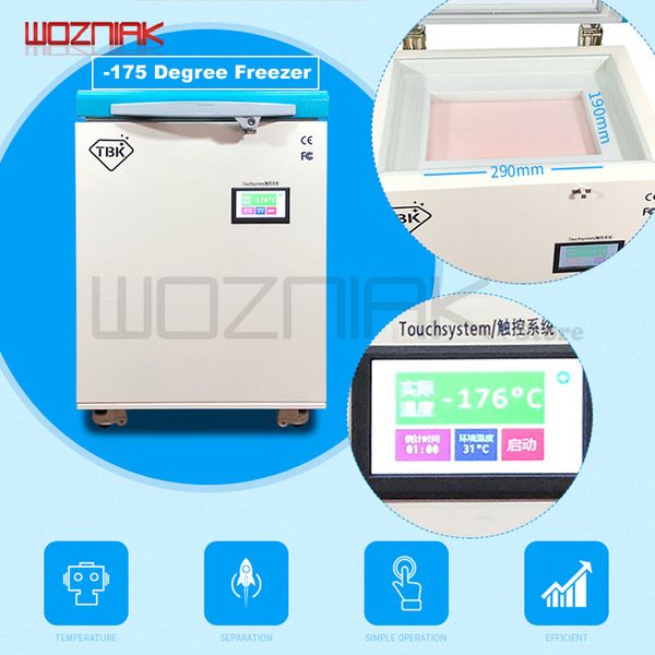wozniak tbk small-scale lcd screen er separator -175 degree fast ing separation disassembly 110v / 220v
wozniak tbk small-scale lcd screen er separator -175 degree fast ing separation disassembly 110v / 220v