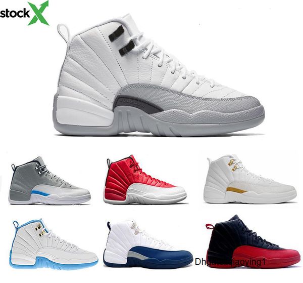 new 12 12s xii mens womens basketball shoes ovo white gs barons taxi flu game playoffs flint grey french blue sneakers, Black
new 12 12s xii mens womens basketball shoes ovo white gs barons taxi flu game playoffs flint grey french blue sneakers, Black