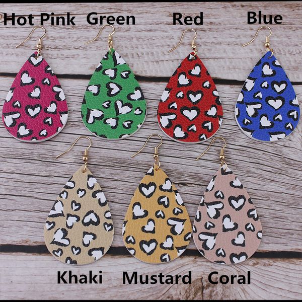 valentine's day holiday love heart print faux leather teardrop earrings for women costum teardrop leather dangle earrings jewelry gifts, Silver
valentine's day holiday love heart print faux leather teardrop earrings for women costum teardrop leather dangle earrings jewelry gifts, Silver