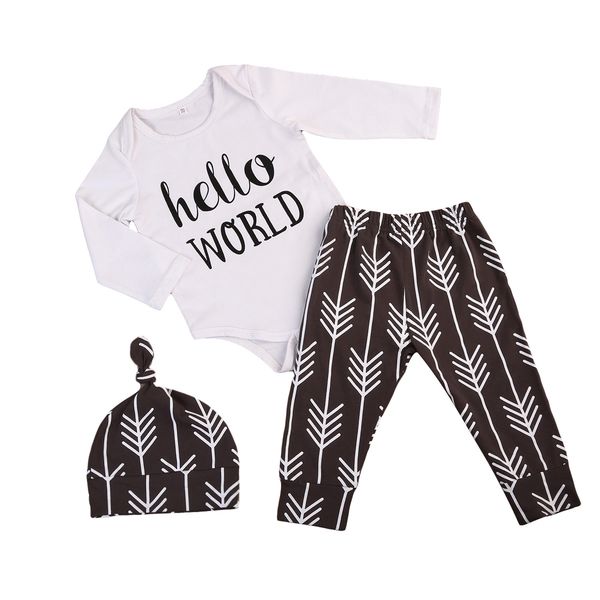 casual toddler baby boys 3pcs outfits long sleeve cotton white romper trouser pants hat clothes autumn, Pink;blue
casual toddler baby boys 3pcs outfits long sleeve cotton white romper trouser pants hat clothes autumn, Pink;blue