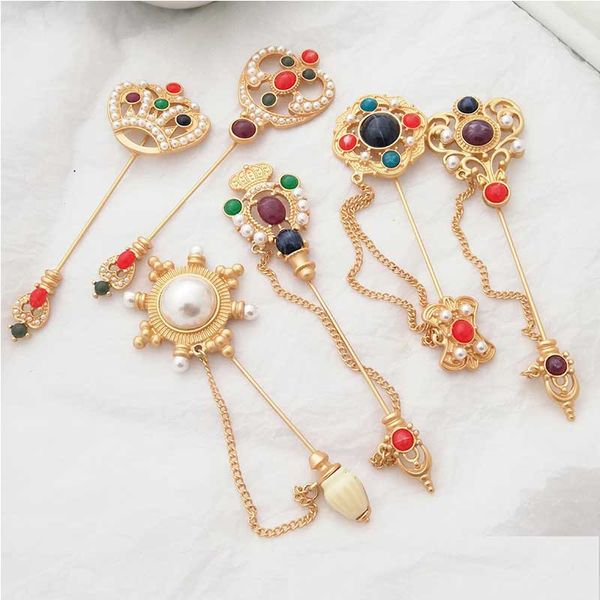 women europe baroque style brooches retro palace style resin stone brooch teardrop pearl garment accessory vintage fashion jewelry, Gray
women europe baroque style brooches retro palace style resin stone brooch teardrop pearl garment accessory vintage fashion jewelry, Gray