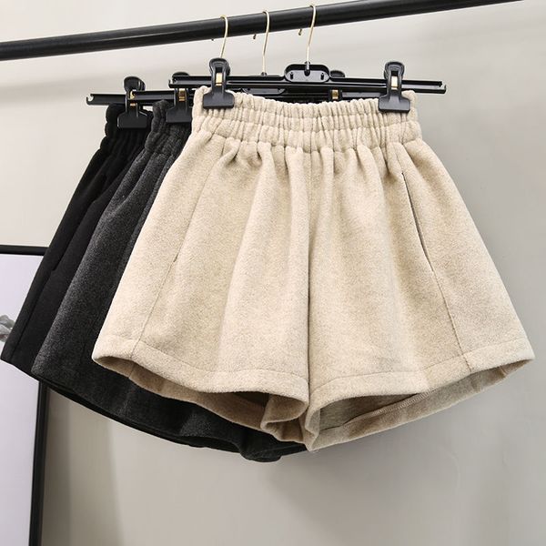 autumn winter elastic waist woolen shorts women fashion lady short femme wide leg high waist women shorts black c5795, White;black
autumn winter elastic waist woolen shorts women fashion lady short femme wide leg high waist women shorts black c5795, White;black