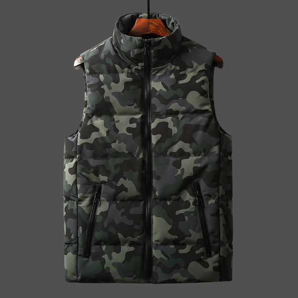 2020 camouflage vest men new stylish autumn winter warm sleeveless jacket waistcoat slim fit men's vest fashion coats men, Black;white
2020 camouflage vest men new stylish autumn winter warm sleeveless jacket waistcoat slim fit men's vest fashion coats men, Black;white