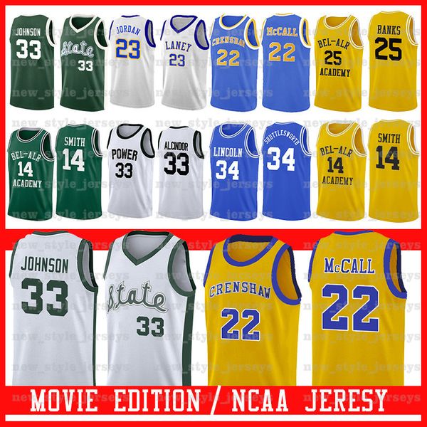 Michigan State Spartans #33 Earvin Johnson POWER MEMORIAL LEW ALCINDOR Bel-Air Academy Movie Jersey Lincoln POWER MEMORIAL LEW ALCINDOR Z8
Michigan State Spartans #33 Earvin Johnson POWER MEMORIAL LEW ALCINDOR Bel-Air Academy Movie Jersey Lincoln POWER MEMORIAL LEW ALCINDOR Z8