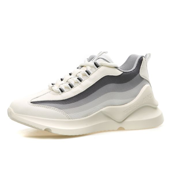 women platform sneakers mesh and leather upper breathable fashion chunky sports shoes with non slip sole 40 eu white+grey, Black
women platform sneakers mesh and leather upper breathable fashion chunky sports shoes with non slip sole 40 eu white+grey, Black