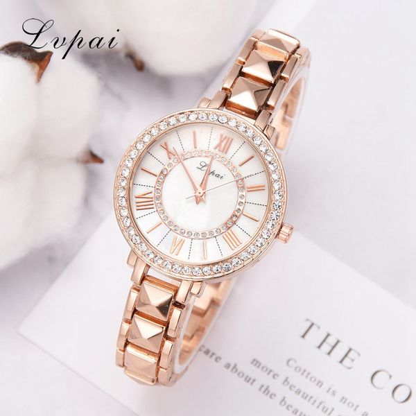lvpai brand rose gold quartz watch women elegant dress rhinestone watches luxury adjustable watch band chain for women, Slivery;brown
lvpai brand rose gold quartz watch women elegant dress rhinestone watches luxury adjustable watch band chain for women, Slivery;brown