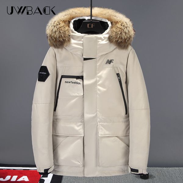 2019 men's down jacket thick warm 90% white duck down hooded natural fur collar man jacket waterproof coat man da013, Black
2019 men's down jacket thick warm 90% white duck down hooded natural fur collar man jacket waterproof coat man da013, Black
