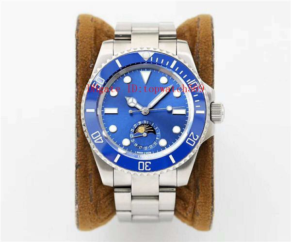 wristwatch mens watch swiss 2824-3 automatic 28800 vph sapphire date moon phase ceramic bezel 316l steel super luminous water resistant, Slivery;brown
wristwatch mens watch swiss 2824-3 automatic 28800 vph sapphire date moon phase ceramic bezel 316l steel super luminous water resistant, Slivery;brown