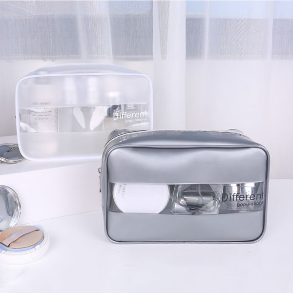 waterproof pvc transparent cosmetic bag digital stitching travel goods daily receiving bag simple and easy washing bags
waterproof pvc transparent cosmetic bag digital stitching travel goods daily receiving bag simple and easy washing bags