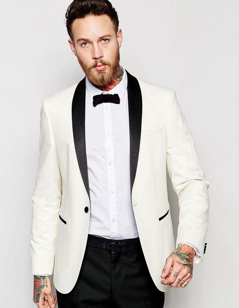 new classic style groom tuxedos groomsmen ivory shawl collar man suit wedding men's blazer suits (jacket+pants+girdle+tie) 1310, Black;gray
new classic style groom tuxedos groomsmen ivory shawl collar man suit wedding men's blazer suits (jacket+pants+girdle+tie) 1310, Black;gray