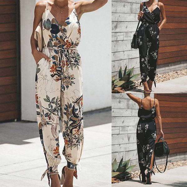 jumpsuit v neck casual bodysuit women with belt body femme floral playsuit overalls print spring summer rompers, Black;white
jumpsuit v neck casual bodysuit women with belt body femme floral playsuit overalls print spring summer rompers, Black;white