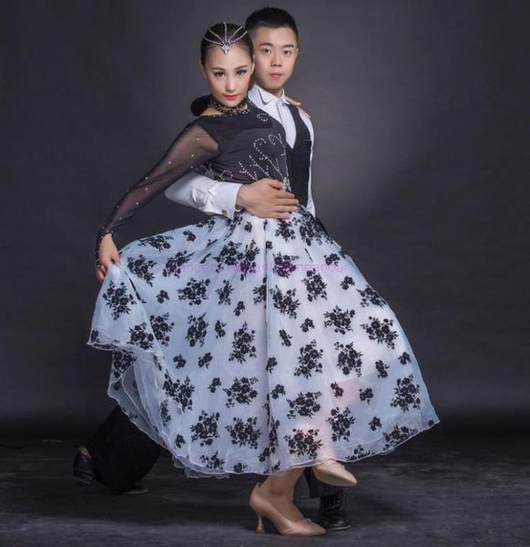new ballroom dance costumes senior embroidery long sleeves ballroom dance dress for women competition dresses 050, Black;red
new ballroom dance costumes senior embroidery long sleeves ballroom dance dress for women competition dresses 050, Black;red