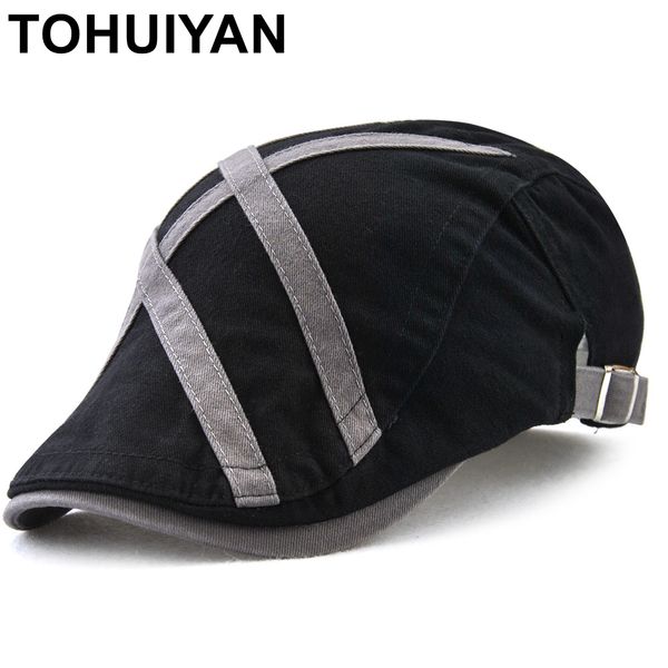 tohuiyan british gentleman golf hat men casual cotton newsboy cap duckbill visor beret cabbie cap boina gorras chapeau flat caps, Blue;gray
tohuiyan british gentleman golf hat men casual cotton newsboy cap duckbill visor beret cabbie cap boina gorras chapeau flat caps, Blue;gray