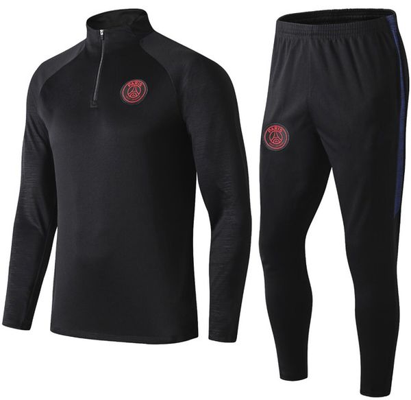 20 21 soccer tracksuit 2020 2021 football training suit jogging survetement chandal, Black
20 21 soccer tracksuit 2020 2021 football training suit jogging survetement chandal, Black