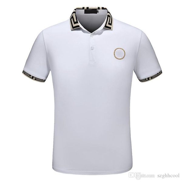 19SS Men's Wear Designer T-shirt Pure Cotton Round Embroidered Luxury Shirt Sweat Absorption Breathable Round Collar Sport T-shirt
19SS Men's Wear Designer T-shirt Pure Cotton Round Embroidered Luxury Shirt Sweat Absorption Breathable Round Collar Sport T-shirt