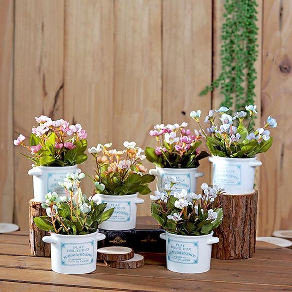 6 colors home decorations ceramic pots artificial plants potted living room desk decorative flowers swwq
6 colors home decorations ceramic pots artificial plants potted living room desk decorative flowers swwq