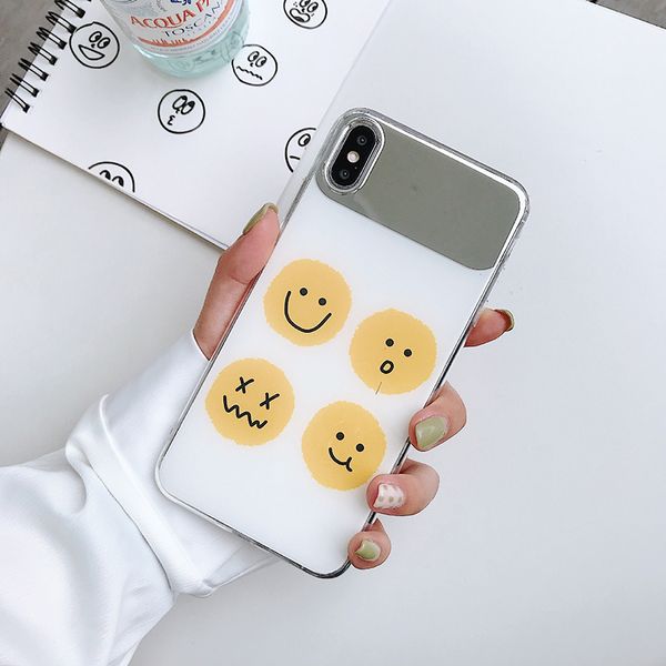for iphone xr xs max phone case cute smiley expression pack 6 7 8 x plus makeup mirror soft edge cell phone cases
for iphone xr xs max phone case cute smiley expression pack 6 7 8 x plus makeup mirror soft edge cell phone cases