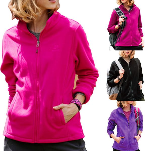 heflashor warm outdoor sports jackets women's fleece coats outwear female solid warm fashion pocket design jacket clothing, Black;brown
heflashor warm outdoor sports jackets women's fleece coats outwear female solid warm fashion pocket design jacket clothing, Black;brown