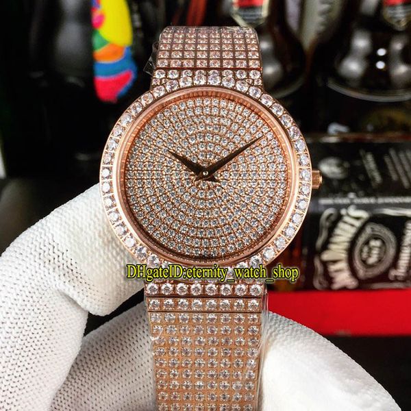 deluxe jewelry watch g0a38021 g0a37043 gypsophila diamond dial swiss quartz movement mens watch rose gold diamond lady iced out full watches, Slivery;brown
deluxe jewelry watch g0a38021 g0a37043 gypsophila diamond dial swiss quartz movement mens watch rose gold diamond lady iced out full watches, Slivery;brown
