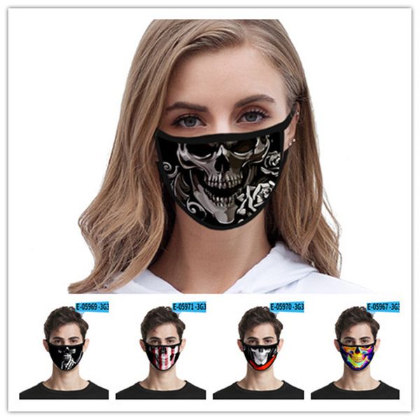 дизайнер лицо личности маски череп 3d партии маска для взрослых fun костюмированного лица рот муфельных маски многоразовой пыль теплой ветро