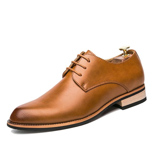 fashion leather shoes men dress shoe pointed oxfords shoes for men lace up designer luxury men formal shoes, Black
fashion leather shoes men dress shoe pointed oxfords shoes for men lace up designer luxury men formal shoes, Black