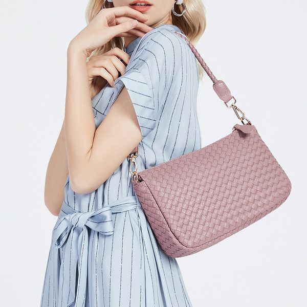 women bag 2020 new shoulder bag woven leather handbag fashion messenger zipper solid color crossbody famous purses tote
women bag 2020 new shoulder bag woven leather handbag fashion messenger zipper solid color crossbody famous purses tote