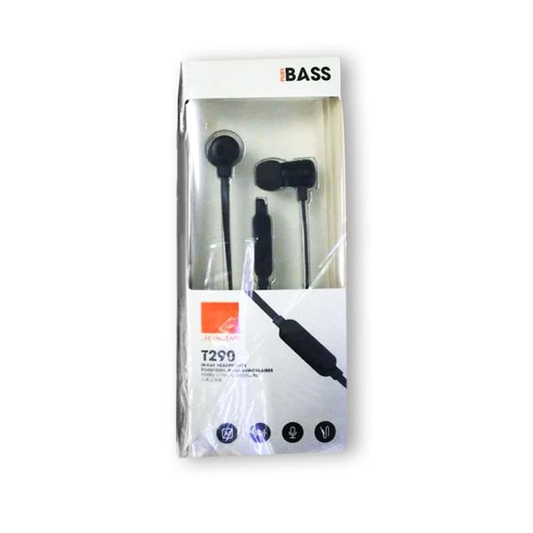 A quality t290 3 5mm wired earphone tereo mu ic head et dynamic ba earphone one button remote hand with microphone
A quality t290 3 5mm wired earphone tereo mu ic head et dynamic ba earphone one button remote hand with microphone