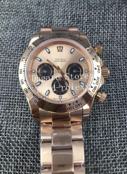 5 colour automatic 2813 movement panda dial watch mens rose gold cosmograph watches men 116505 superlative perpetual dive wristwatches, Slivery;brown
5 colour automatic 2813 movement panda dial watch mens rose gold cosmograph watches men 116505 superlative perpetual dive wristwatches, Slivery;brown