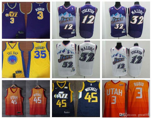 retro men utah jazz basketball jersey 45# donovan mitchell 12# john stockton 32# malone all stitching jerseys, Blue;black
retro men utah jazz basketball jersey 45# donovan mitchell 12# john stockton 32# malone all stitching jerseys, Blue;black