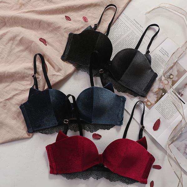 golden fleece gathers half cup of underwear, single sensitive small bosom gathers bra without underwire, anti-sag adjustable bra, Red;black
golden fleece gathers half cup of underwear, single sensitive small bosom gathers bra without underwire, anti-sag adjustable bra, Red;black