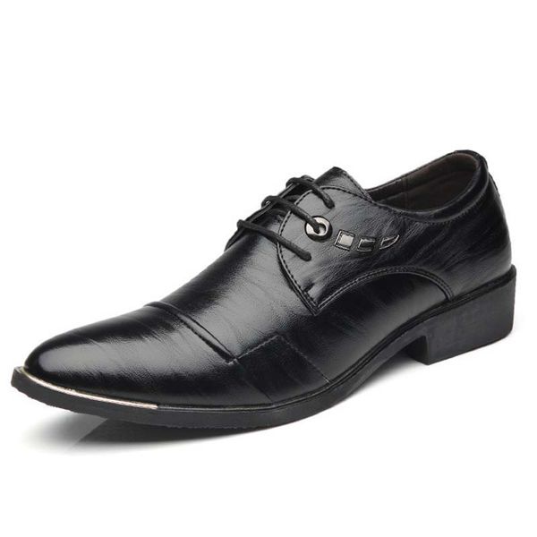 men dress oxford shoes business formal men leather shoes lace-up pointed toe british style men shoes brown black
men dress oxford shoes business formal men leather shoes lace-up pointed toe british style men shoes brown black
