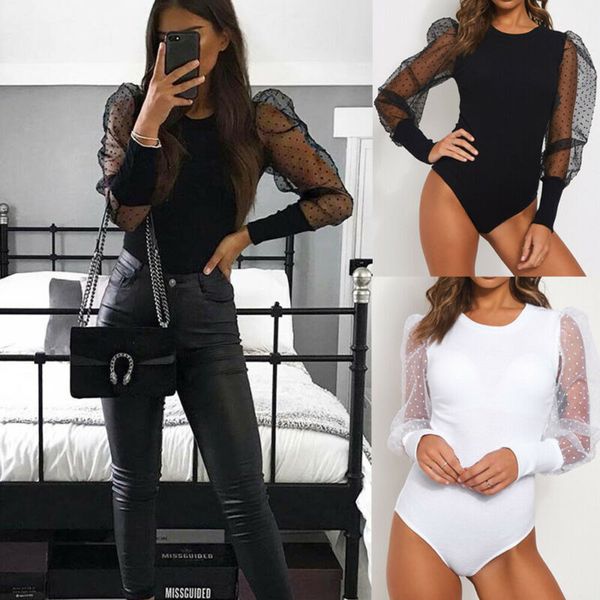 new lace puff sleeve women jumpsuit long sleeve autumn polka dot vintage jumpsuit bodycon bodycon mesh, Black;white
new lace puff sleeve women jumpsuit long sleeve autumn polka dot vintage jumpsuit bodycon bodycon mesh, Black;white