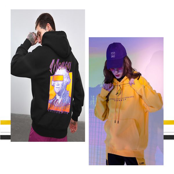 2018 autumn winter new zhongwen funny plus velvet hoodies mens womens hip hop hooded streetwear fleece trendy hooded sweatshirts, Black
2018 autumn winter new zhongwen funny plus velvet hoodies mens womens hip hop hooded streetwear fleece trendy hooded sweatshirts, Black