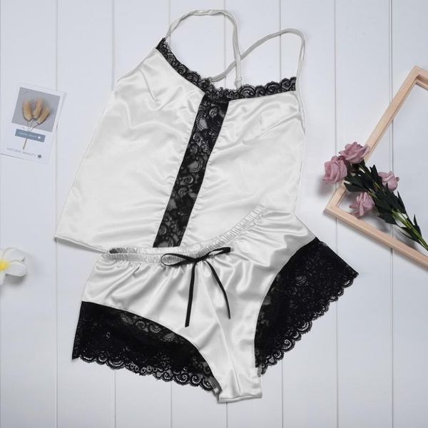 women fashion summer 2019 lace lingerie sleeveless + shorts nightwear 2pc set female sleepwear pajama femme red black, Black;red
women fashion summer 2019 lace lingerie sleeveless + shorts nightwear 2pc set female sleepwear pajama femme red black, Black;red