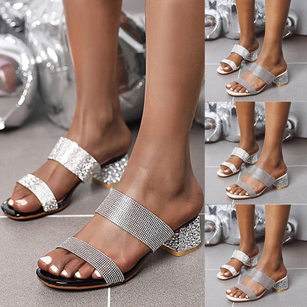 women summer sandals high heel slippers summer casual beach walk shoes silver bling female sandalias dropshipping ##0, Black
women summer sandals high heel slippers summer casual beach walk shoes silver bling female sandalias dropshipping ##0, Black