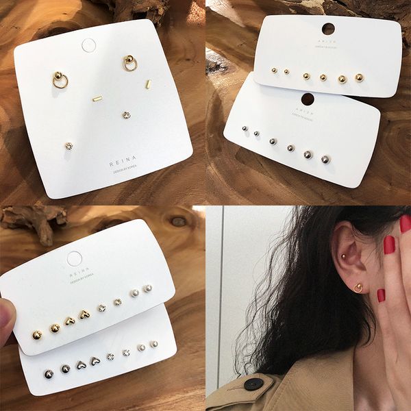 s925 silver needle korean luxury gold silver earring set small crystal pearl heart earrings for women fashion jewelry gift 2019, Golden;silver
s925 silver needle korean luxury gold silver earring set small crystal pearl heart earrings for women fashion jewelry gift 2019, Golden;silver