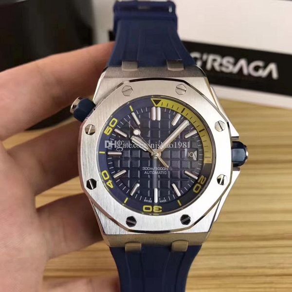 watch selling watch stainless steel case color rubber strap automatic mechanical men mens watches 15703st, Slivery;brown
watch selling watch stainless steel case color rubber strap automatic mechanical men mens watches 15703st, Slivery;brown