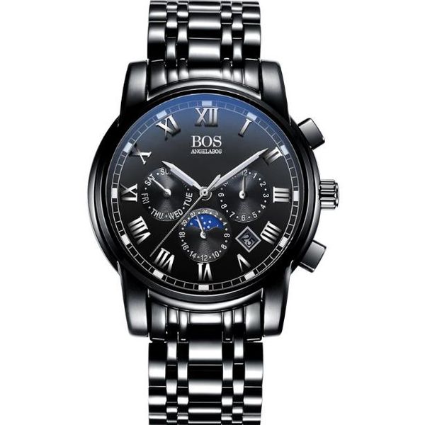style brand watch steel band sports multi-functional fashion men's quartz watch luminous month display calendar small three needles, Slivery;brown
style brand watch steel band sports multi-functional fashion men's quartz watch luminous month display calendar small three needles, Slivery;brown