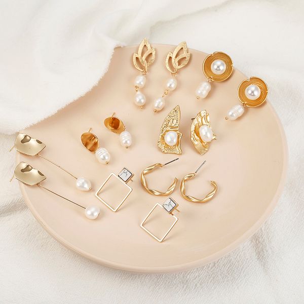 new pearl dangle earrings for women 2019 fashion geometric leaves triangle drop earring female brincos jewelry, Silver
new pearl dangle earrings for women 2019 fashion geometric leaves triangle drop earring female brincos jewelry, Silver