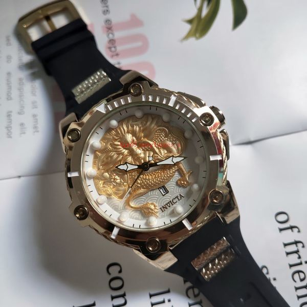 2020 sell big size chinese dragon style quality invicta rubber strap mens watch quartz wrist watches relogies for men relojes gift3, Slivery;brown
2020 sell big size chinese dragon style quality invicta rubber strap mens watch quartz wrist watches relogies for men relojes gift3, Slivery;brown