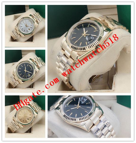 3 style luxury watch 36mm champagne index dial& fluted bezel 18k yellow gold asia 2813 movement mechanical automatic mens watches, Slivery;brown
3 style luxury watch 36mm champagne index dial& fluted bezel 18k yellow gold asia 2813 movement mechanical automatic mens watches, Slivery;brown