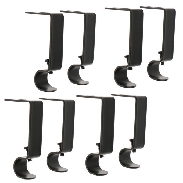 8 pack window drapery curtain rod bracket holder for 0.62 inch rod,heavy duty, black
8 pack window drapery curtain rod bracket holder for 0.62 inch rod,heavy duty, black