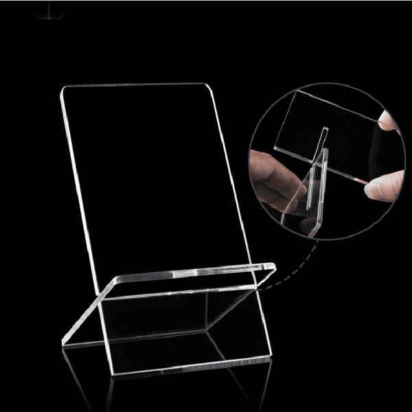 5 5x11 5cm univer al clear tran parent pla tic mount holder di play tand hown for iphone am ung cellphone mobile phone dhl 5 5x11 5cm univer al clear tran parent pla tic mount holder di play tand hown for iphone am ung cellphone mobile phone dhl